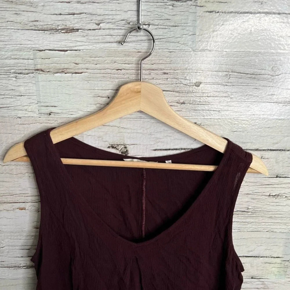 Kleen red purple blouse tank  top size small - Picture 5 of 9